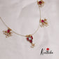 Simple Jadau Pendant Invisible Chain NC2236 (available in 2 Colors)