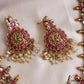 Royal Antique Lakshmi Bottu Jadau Haaram With Rice Pearl Drops NC3172