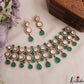Sparkling Geometric Motifs Polki Victorian Choker NC3023 (Available In 2 Colors)
