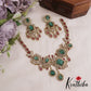 Gorgeous Teardrop Motifs AD Victorian Necklace NC2863