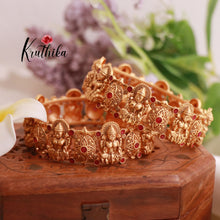 Premium Antique Ruby Lakshmi bangles B117