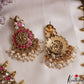 Royal Antique Lakshmi Bottu Jadau Haaram With Rice Pearl Drops NC3172