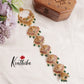 Beautiful Kemp Stone Long Jada Billa With Beads and Pearls J250