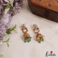 Beautiful Mango Motifs Kemp Jhumkas With Pearl Bead Drops E1104 (Available In 2 Colors)