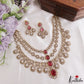 Sparkling Teardrop Motifs Multi Layered CZ Victorian Necklace NC3274 (Available In 5 Colors)