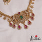 Trendy Peacock Motifs Gold-Tone Choker NC2864