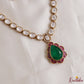 Trendy Designer Polki Moissanite Necklace for Weddings & Festive Wear Set  NC3313