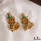 Classic Antique Geometric Motifs CZ Jhumkas E1192