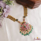 Heritage Jadau Pendant Coin Black Thread Necklace NC3328