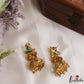 Classic Antique Geometric Motifs CZ Jhumkas E1192