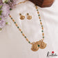 Elegant Antique Lakshmi Motifs Bead Haaram LH2181
