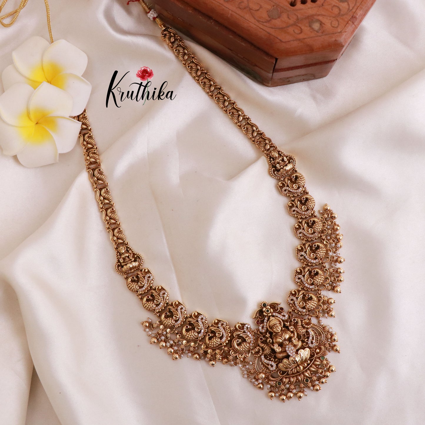 Antique Lakshmi peacock Haaram LH447