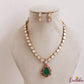 Trendy Designer Polki Moissanite Necklace for Weddings & Festive Wear Set  NC3313