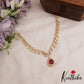 Elegant Leaf Motifs AD Victorian Necklace NC2901 (Available In 2 Colors)