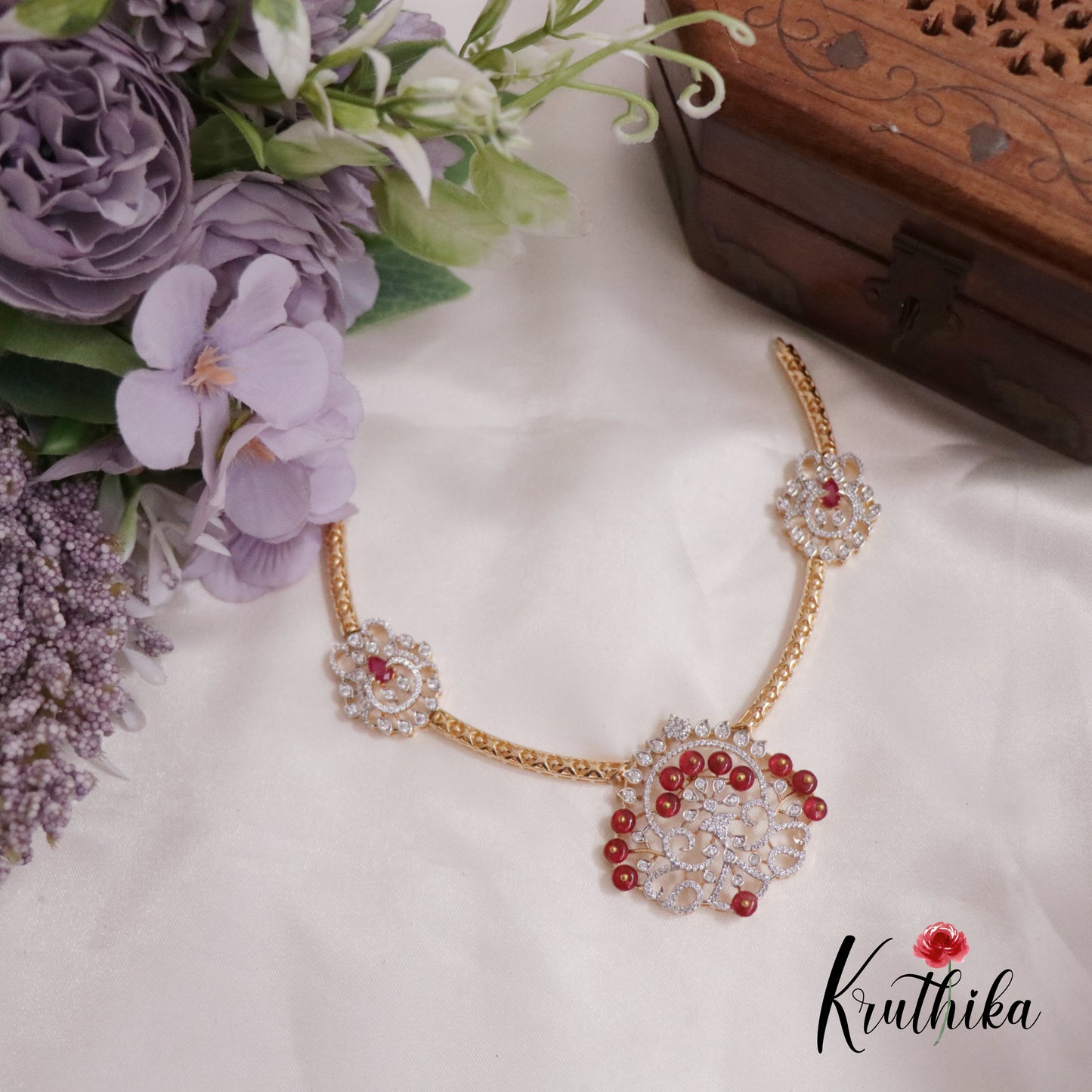 Simple CZ Hasli Necklace NC2272 (Available in 3 Colors)