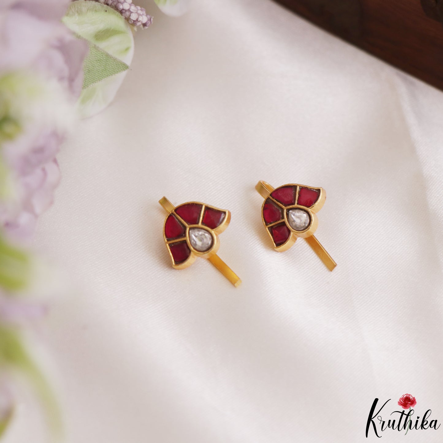 Simple Kemp Earcuffs | Upper Earrings | Bugadi Earrings E1226