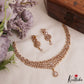 Elegant Teardrop AD Victorian Necklace NC2967 (Available In 4 Colors)