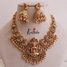 Antique Lakshmi peacock necklace NC859