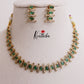 Classic Victorian Emerald Oval Choker with Studs NC2318