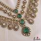 Sparkling Teardrop Motifs Multi Layered CZ Victorian Necklace NC3274 (Available In 5 Colors)