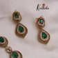 Trendy AD Mossanaite Victorian Peacock Necklace NC2331 (Available in 4 colours)