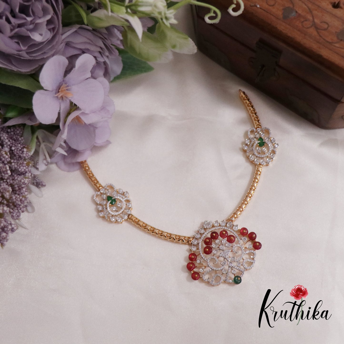 Simple CZ Hasli Necklace NC2272 (Available in 3 Colors)