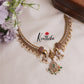 Beautiful Kemp Stone Elephant Temple Lakshmi Devi Hasli Necklace NC2058