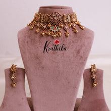 Elegant Peacock Kempu Chocker NC1870 (Available in 2 Colours)