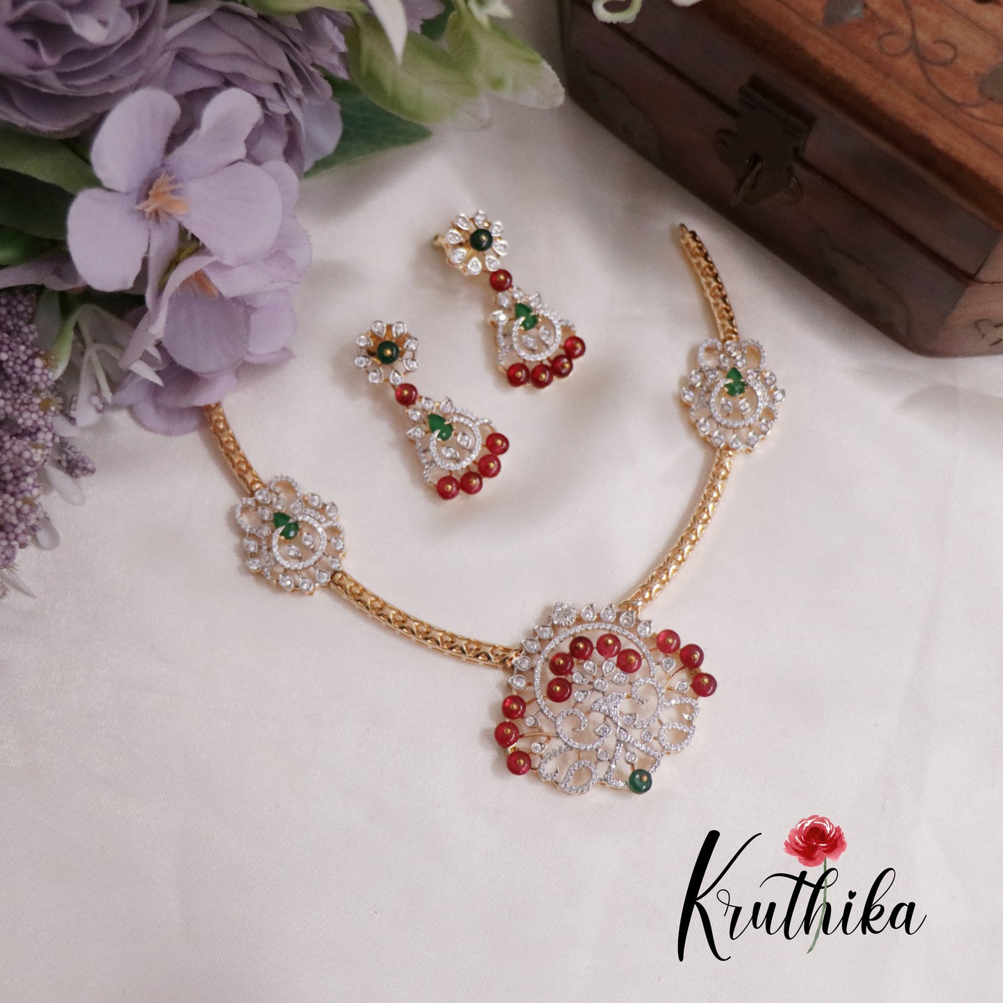 Simple CZ Hasli Necklace NC2272 (Available in 3 Colors)