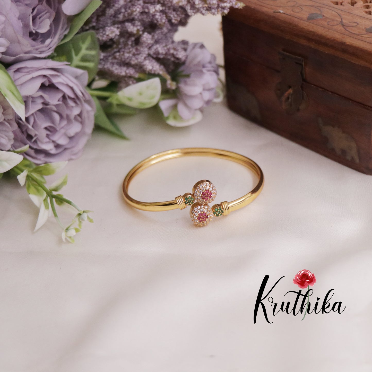 Simple CZ Openable Kada B303