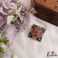 Sparkling Floral Motifs CZ Victorian Pendant Set PS303