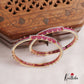 Stunning CZ Stone Bangles B339 (Set Of 2 Bangles)