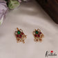 Elegant Jadau Lotus Earcuffs | Upper Earrings | Bugadi Earrings With Pearl Drops E882