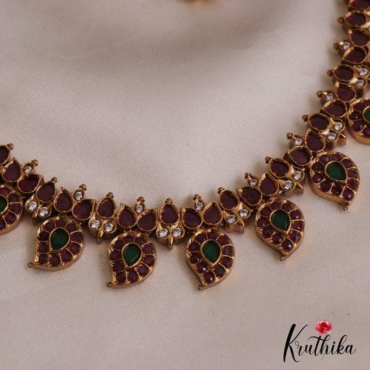 Elegant Mango Motifs Kemp Necklace NC2714