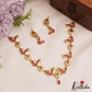 Classic Peacock Floral Motifs Kemp Choker NC2866