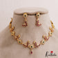 Classic Peacock Floral Motifs Kemp Choker NC2866