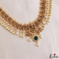 Premium Antique Nagas Lakshmi Motifs Temple Choker With Pearl Drops LH2183 (Available In 2 Colors)