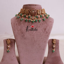 Elegant Peacock Kempu Chocker NC1870 (Available in 2 Colours)