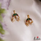 Elegant Jadau Earcuffs | Upper Earrings | Bugadi Earrings With Pearl Drops E1227 (Available In 5 Colors)