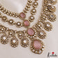 Sparkling Teardrop Motifs Multi Layered CZ Victorian Necklace NC3274 (Available In 5 Colors)