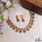 Elegant Antique Lakshmi Motifs Kasu Choker NC3202