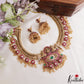 Grand Two-in-one Reversible Antique Nagas Lakshmi Motifs Jadau Necklace With Detachable Pendant NC3283