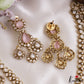 Sparkling Teardrop Motifs Multi Layered CZ Victorian Necklace NC3274 (Available In 5 Colors)