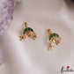Elegant Jadau Earcuffs | Upper Earrings | Bugadi Earrings With Pearl Drops E1227 (Available In 5 Colors)