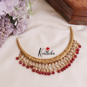 Elegant Antique Hasli Necklace Sets NC2008 (Available in 4 Colours)