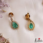 Sparkling Teardrop Motifs CZ Victorian Necklace NC3177