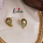 Regal Jalebi Pattern Jadau / Kemp Mango Necklace NC2584 (Available In 2 Colors)