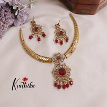 Pretty AD/Victorian Hasli Necklace Sets NC2021(Available in 2 colours)