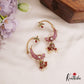 Beautiful Peacock Motifs Kemp Ear Cuff With Bead And Pearl Drops E978 (Available In 2 Colors)