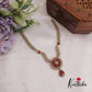 Beautiful AD Victorian Necklace with Floral Pendant Drop NC2333 (Available in 5 Colours)